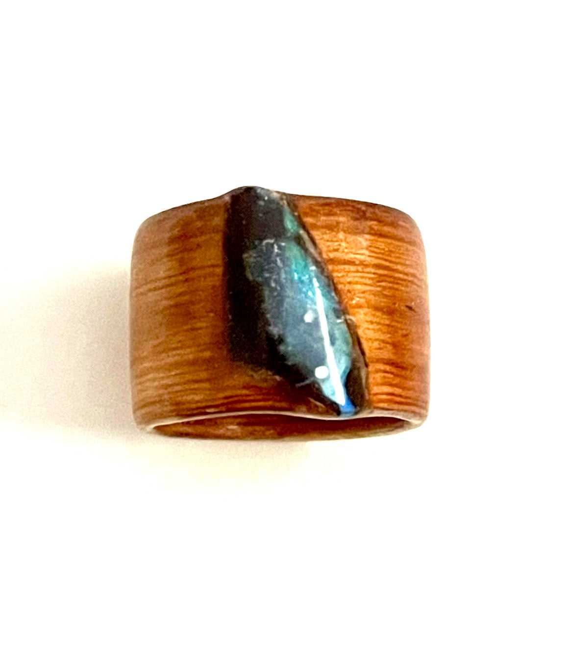 9 Lincoln St Bent Wood Opal Ring Size 9